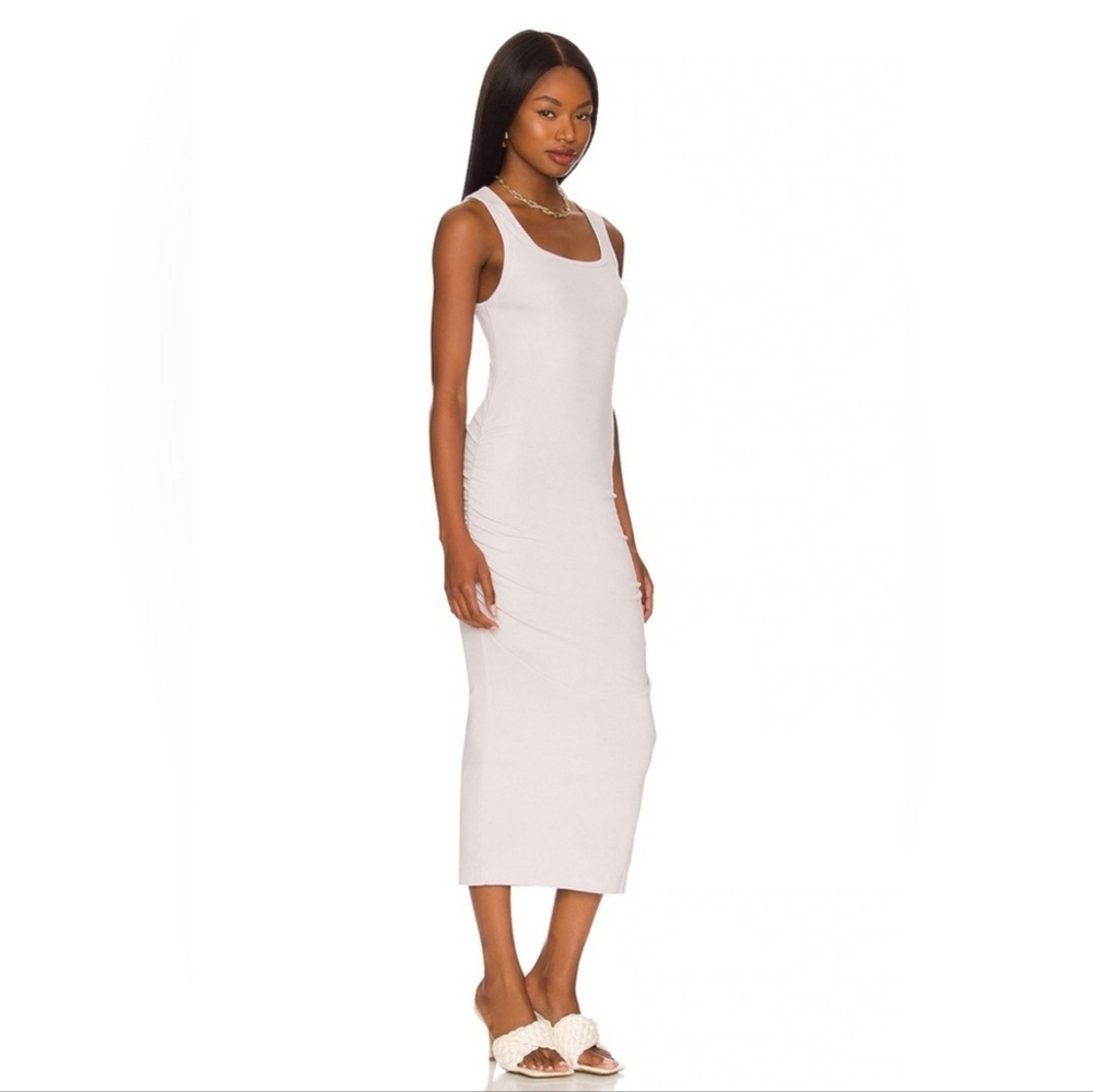 Michael Stars White Midi Dress